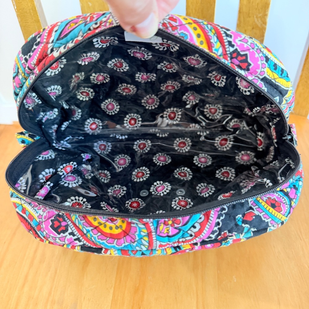 Vera Bradley Parisian Paisley 3 Piece Travel Set Weekender and Cosmetic Bags - Picture 12 of 16